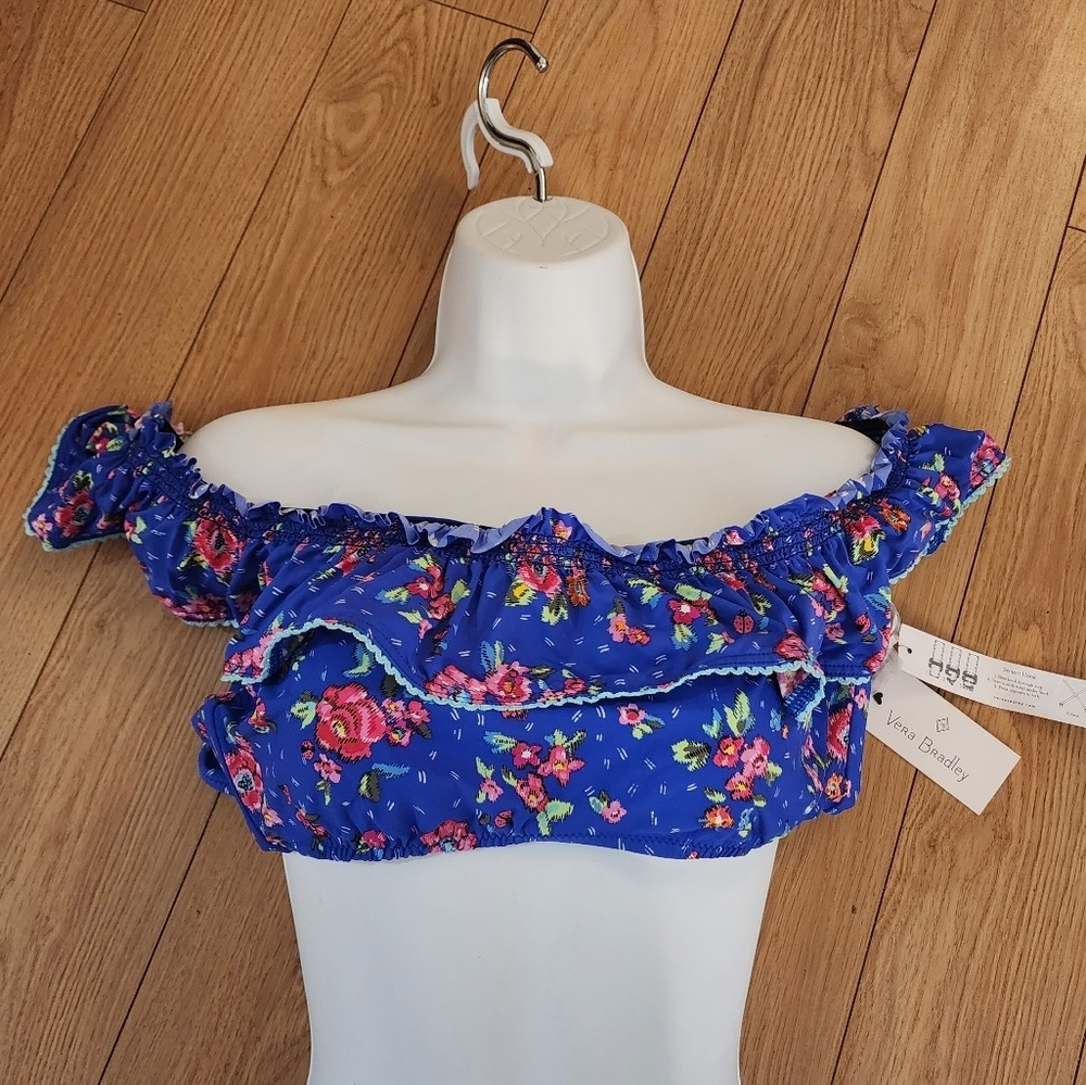 NWT Vera Bradley Bikini Top- XL